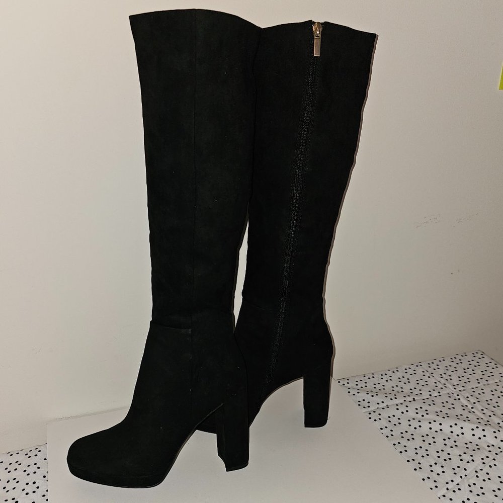 Black Block-heel Boot